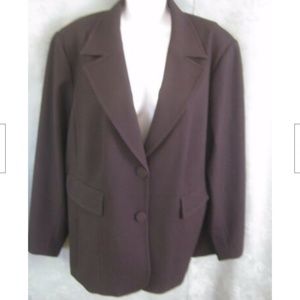 Coldwater Creek Classic Pique Blazer Size 18